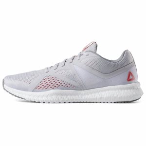 Reebok Flexagon Fit Trainingsschuhe Herren - Grau/Weiß - DE 874-MHL